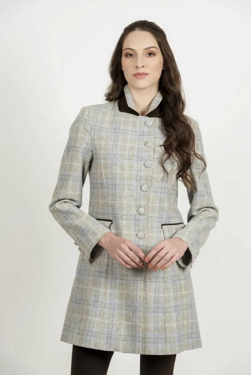 Hartwell Anna Coat - Blue Check
